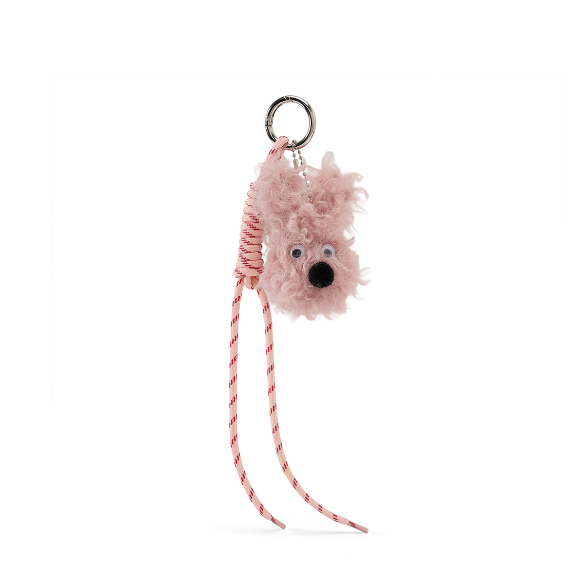 JACD Fluffy Pup Bag Charm – 2025 New Plush Keychain, Adorable Dog Plush Toy Accessory for Women