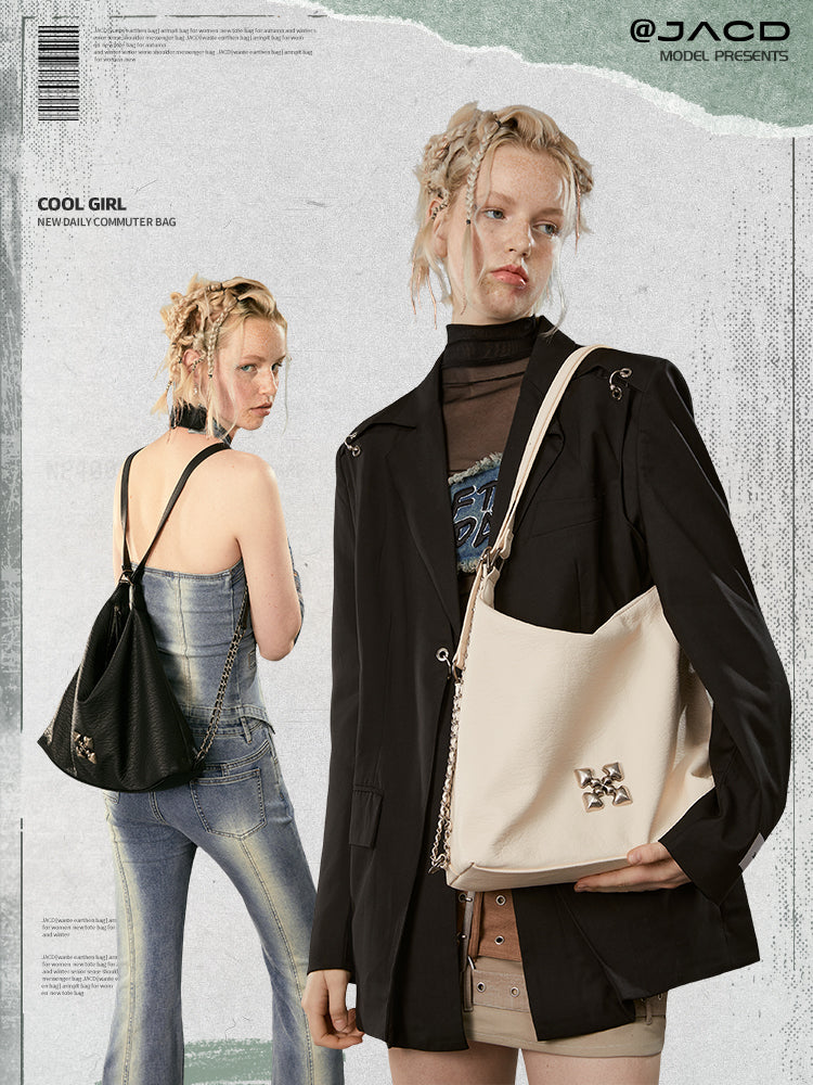 JACD Large-Capacity Soft Backpack – Minimal Design, Commuter-Ready Versatility