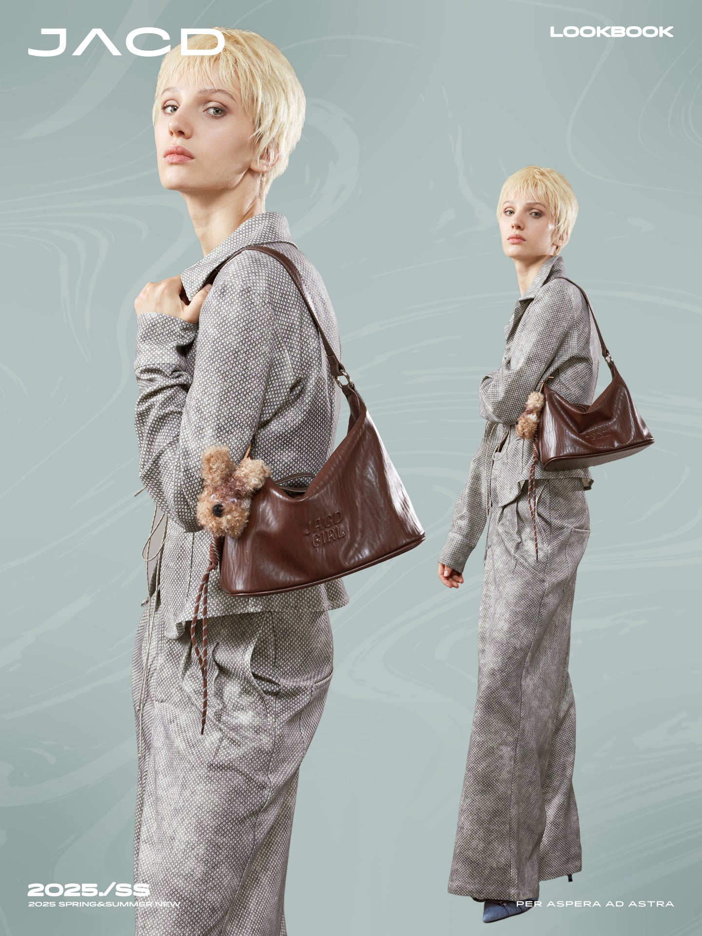JACD Brown Hobo Tote Bag – Large Capacity Shoulder & Crossbody Bag for Women | Fall/Winter Style