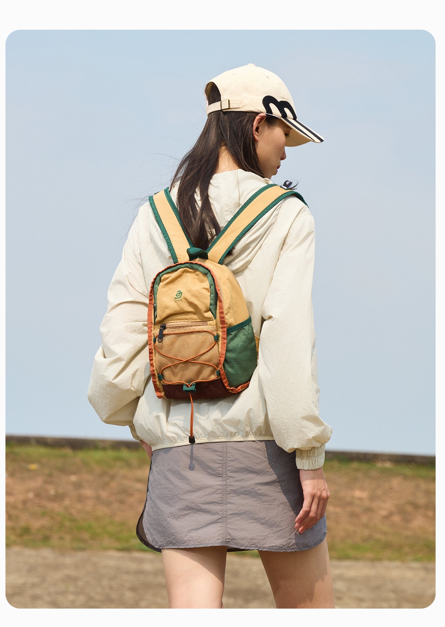 JACD “TrailLight” Mini Backpack – Sleek, Sporty & Travel-Ready