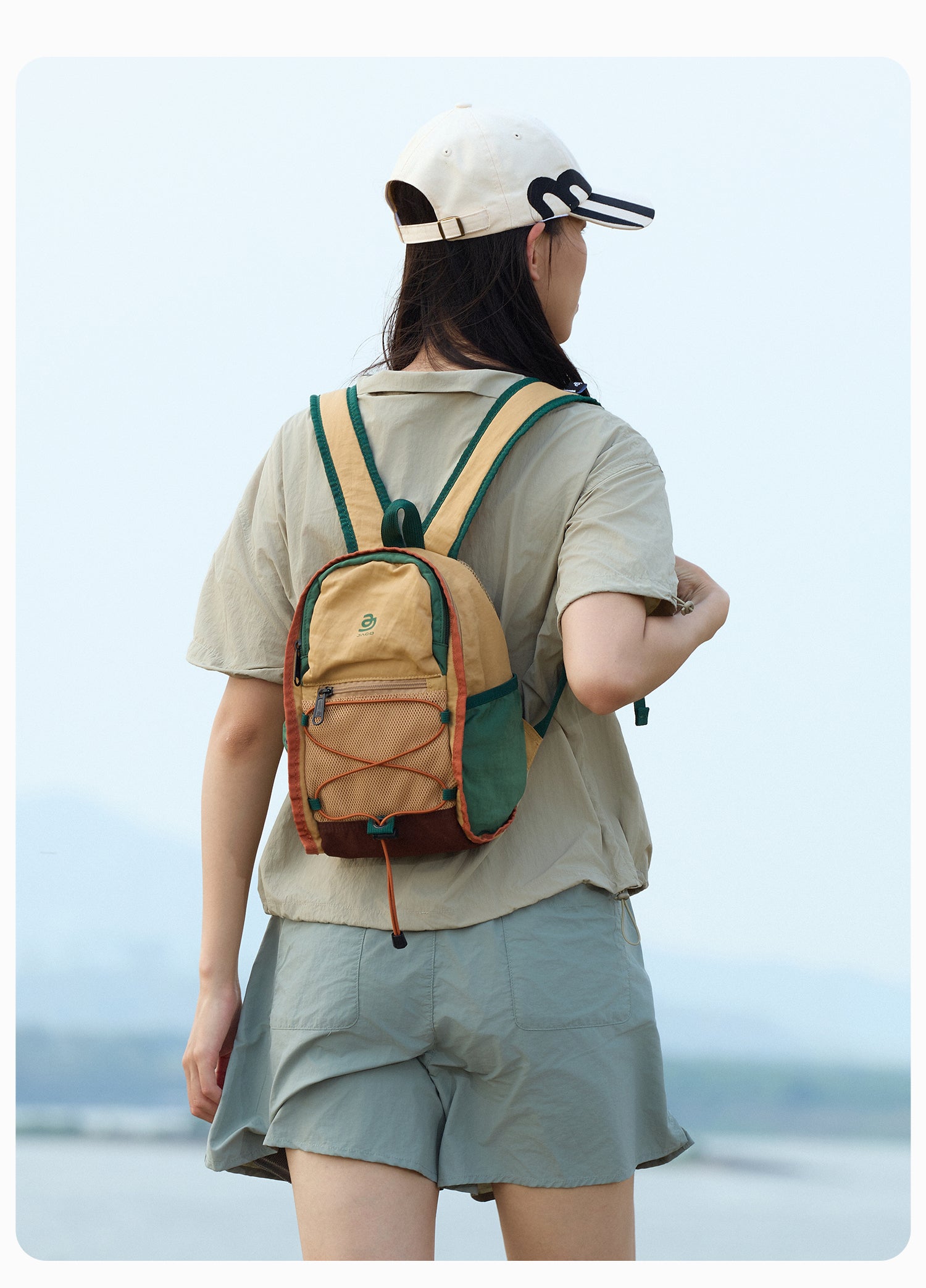 JACD “TrailLight” Mini Backpack – Sleek, Sporty & Travel-Ready