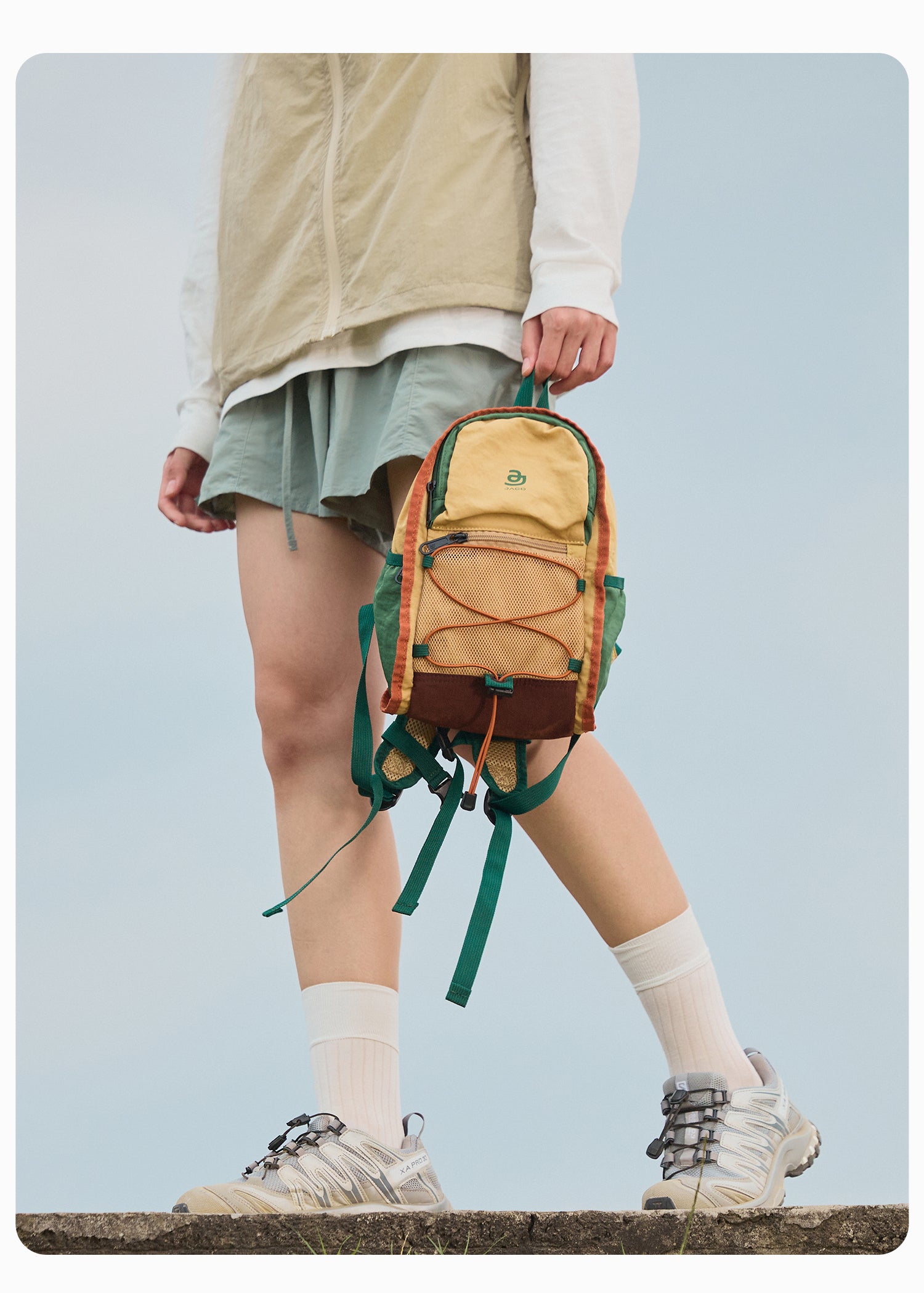 JACD “TrailLight” Mini Backpack – Sleek, Sporty & Travel-Ready