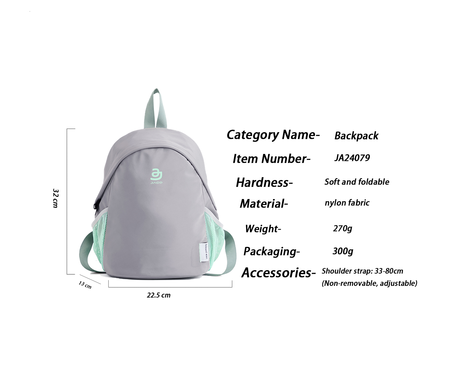 JACD Lightweight Outdoor Backpack for Women – 2025 Travel, Hiking & Sport Daypack
