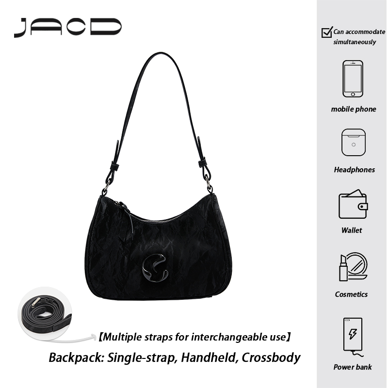 JACD Limited-Edition Black Shoulder Bag – Refined, Understated & Uniquely You