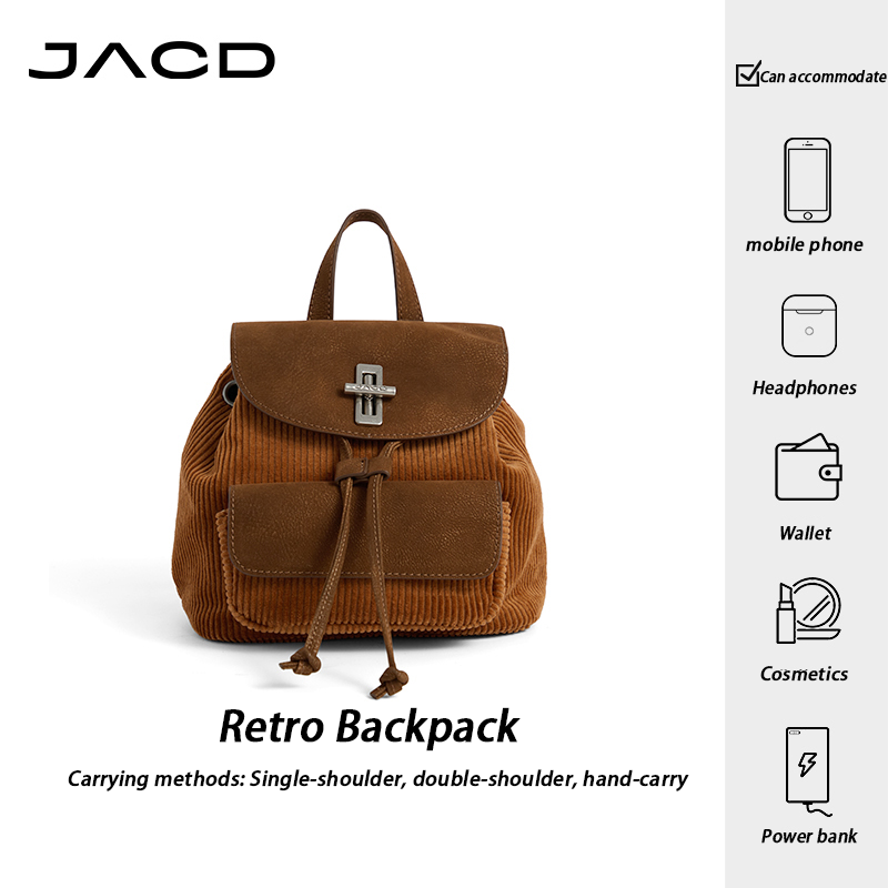 JACD Exclusive Corduroy Daypack – Soft, Stylish, and Unexpectedly Different