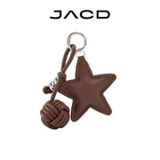 JACD Handcrafted Chocolate Ball & Star Keychain – 2025 Creative Bag Charm & Accessory for Women