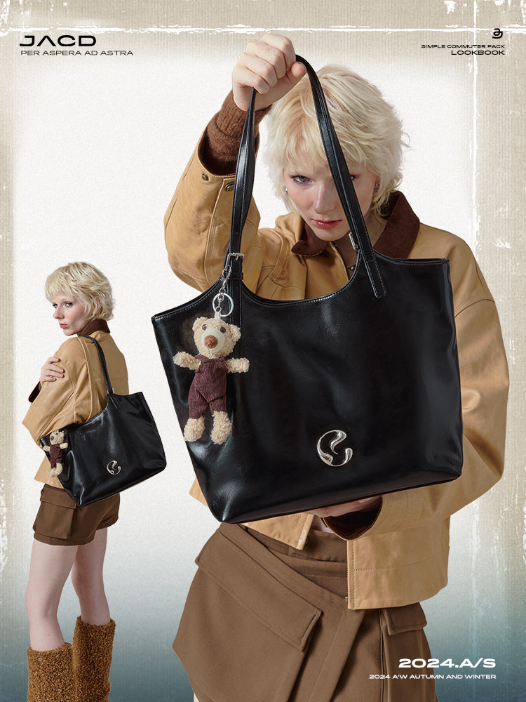 JACD Signature Black Tote – Original Design with Elevated Simplicity