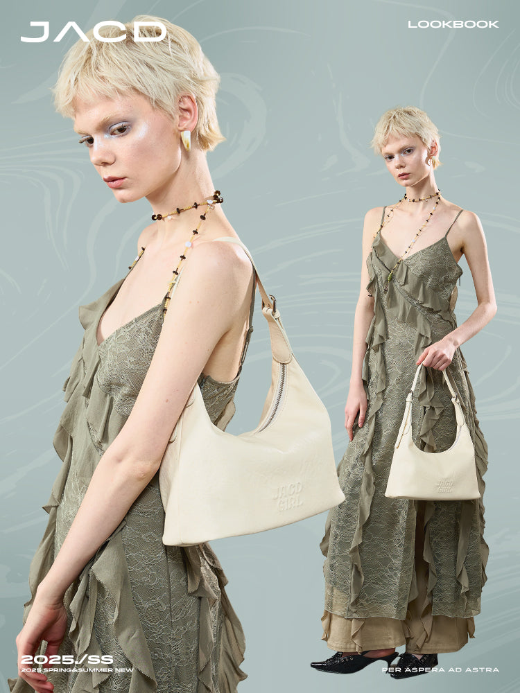 JACD White Tote Bag – 2025 New Fall/Winter Shoulder & Crossbody Bag for Women, Commuter Style