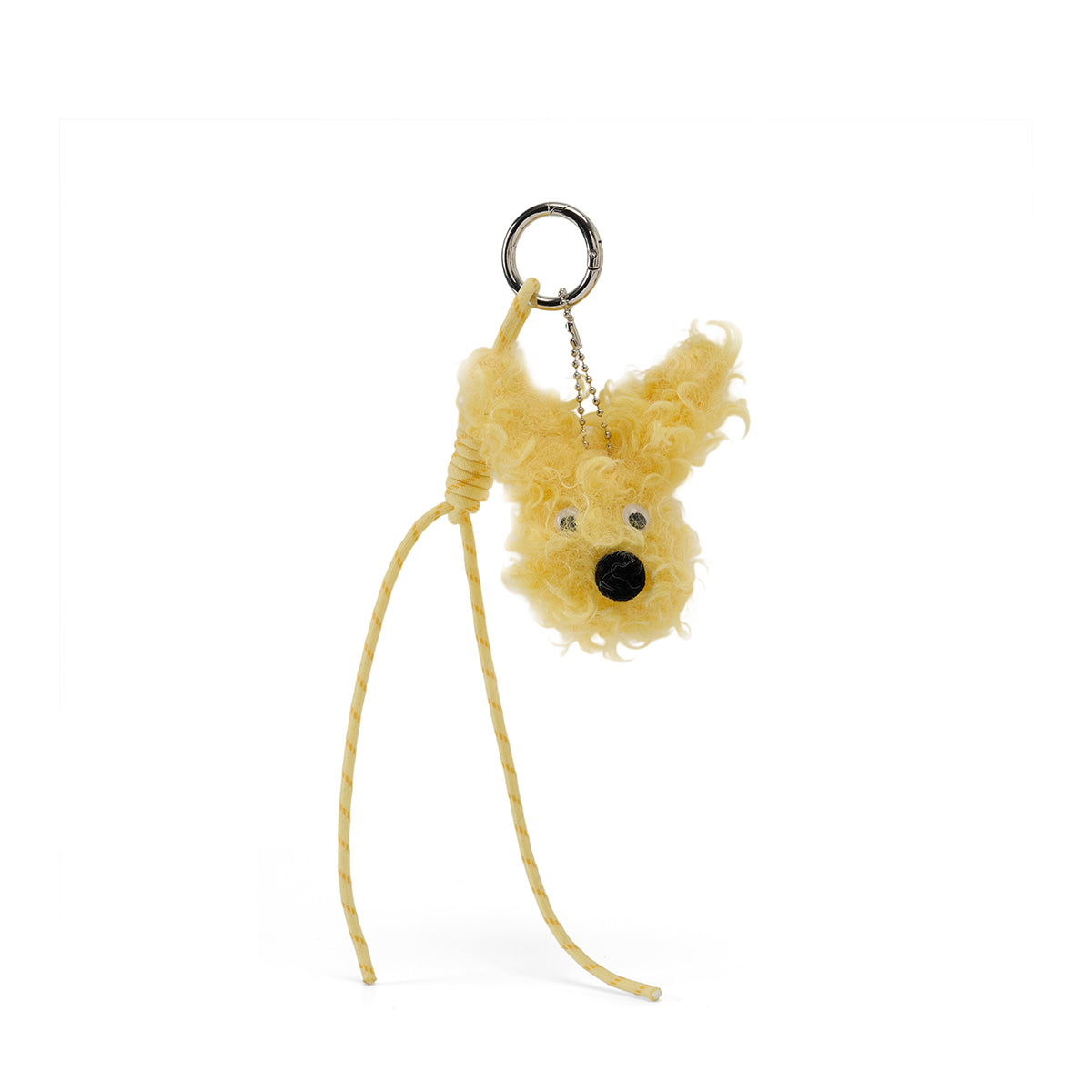 JACD Fluffy Pup Bag Charm – 2025 New Plush Keychain, Adorable Dog Plush Toy Accessory for Women