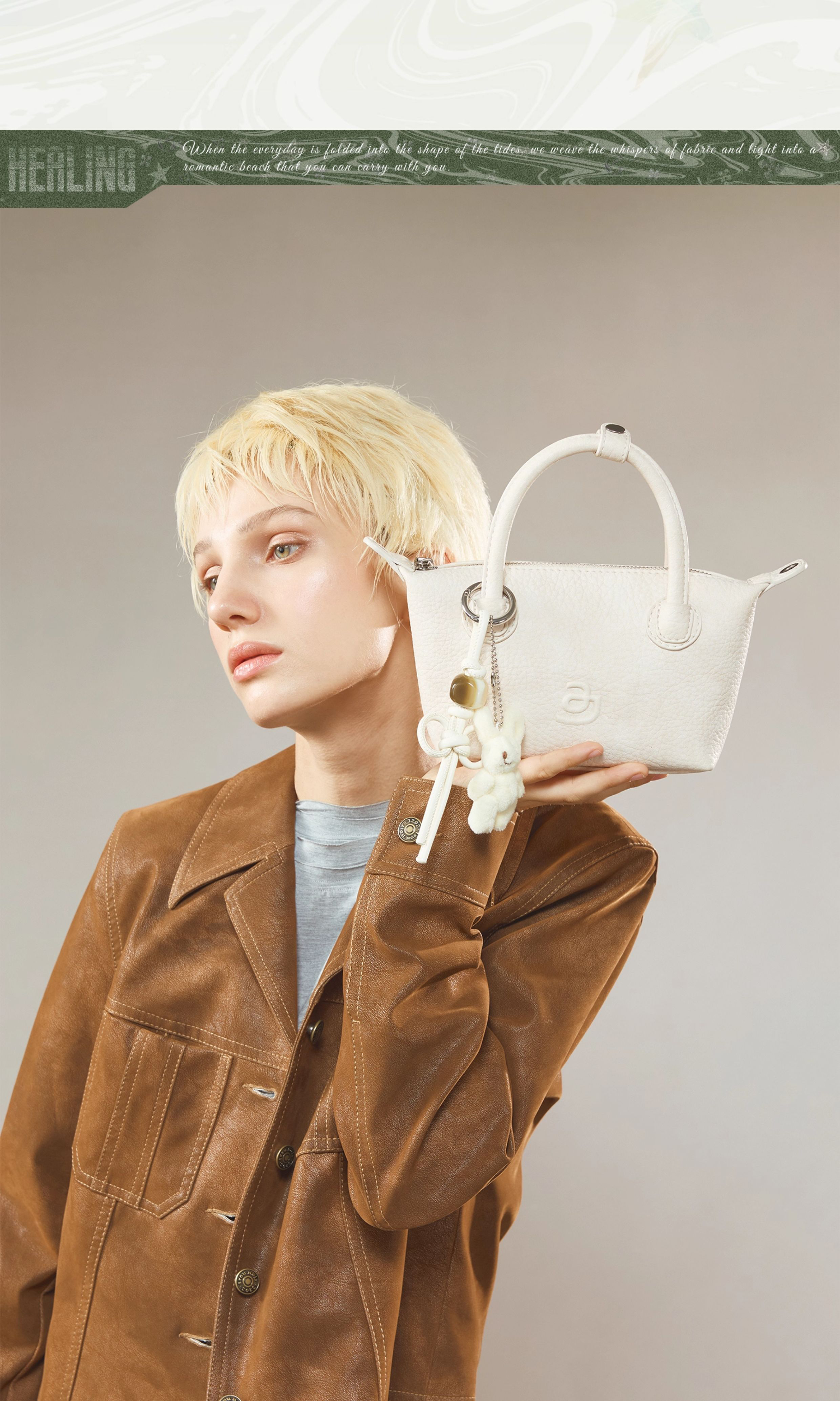 Minimalist Oatmilk Cream Shoulder Bag – 2025 Designer Soft Hobo Underarm Purse