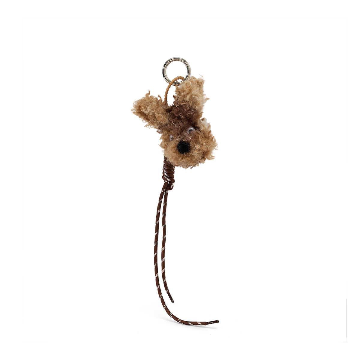 JACD Fluffy Pup Bag Charm – 2025 New Plush Keychain, Adorable Dog Plush Toy Accessory for Women
