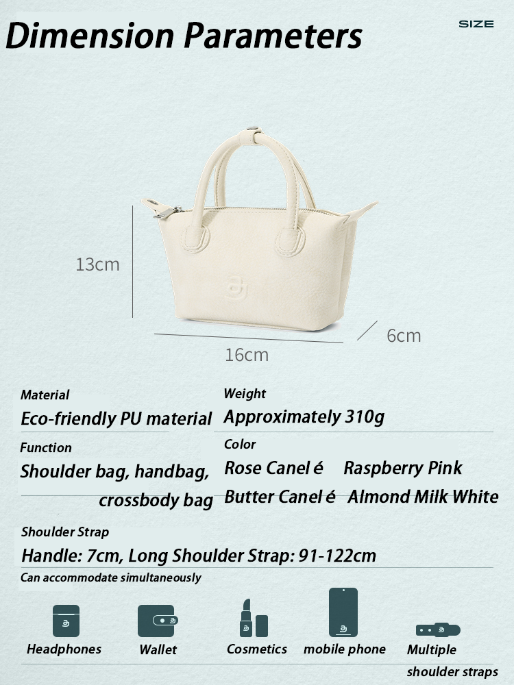 Minimalist Oatmilk Cream Shoulder Bag – 2025 Designer Soft Hobo Underarm Purse