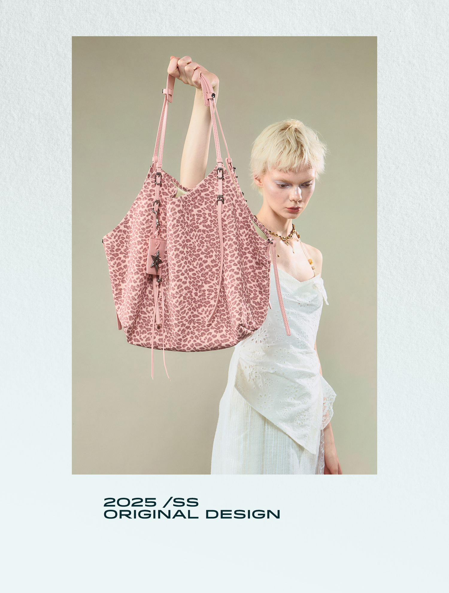 JACD Pink Panther Tote – Vibrant Leopard Print & Roomy Design for Everyday Use