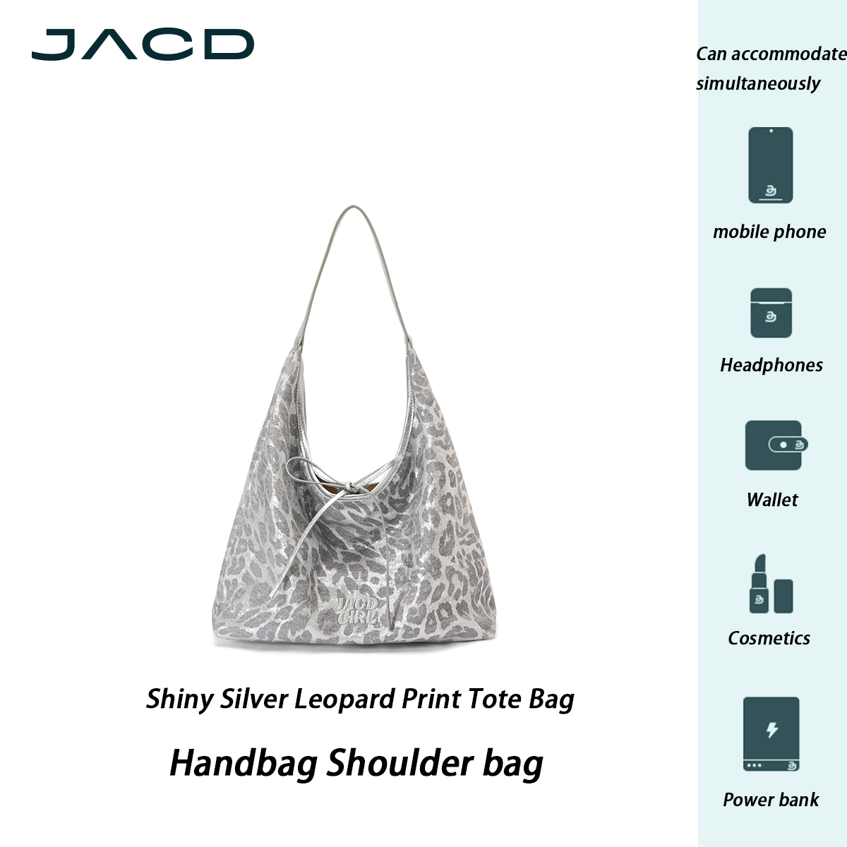 JACD Soft Leopard Print Tote Bag – Spacious, Stylish & Effortlessly Cool
