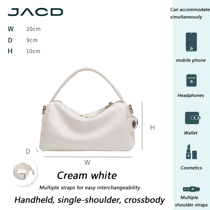 JACD 2025 Boston Bag – Elegant Pillow Crossbody & Top Handle Bag for Women, Fall/Winter Collection